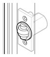 Pivoting Shower Door Latch