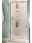 Pivoting Glass Shower Doors - Bathroom Design Ideas by Delta