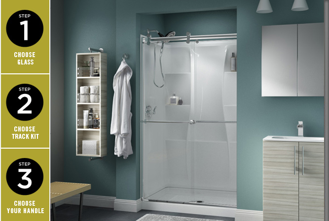 Shower Doors, Handles & Replacement Parts  | Delta – Bathroom Design